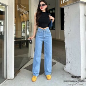 yam flare jeans black