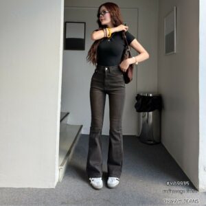 yam flare jeans black