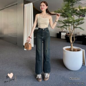yam flare jeans black