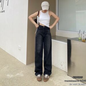 yam flare jeans black