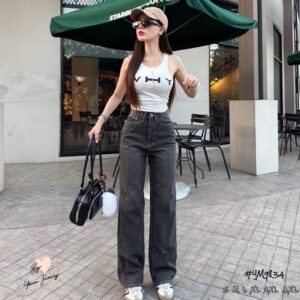 yam flare jeans black