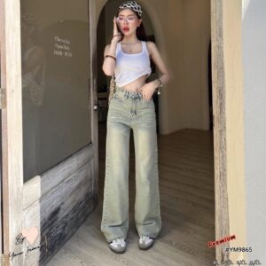 yam flare jeans black